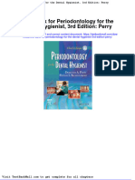 Test Bank For Periodontology For The Dental Hygienist 3rd Edition Perry