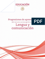 Progresiones de Aprendizaje - Lengua y Comunicación