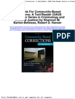 Test Bank For Community Based Corrections A Text Reader Sage Text Reader Series in Criminology and Criminal Justice by Shannon M Barton Bellessa Robert D Hanser