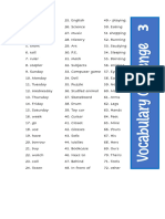 Vocabulary Challenge 3