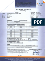 Sertifikat Kalibrasi Secura 2021