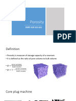 Porosity Determination