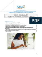 GUIDE EXAMEN Certificat Traitement de Données Niveau1 Session1 Dec2023 1