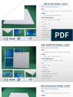 LED PANEL LIGHT (Recessed LED) - TriLED-7-32