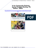 Test Bank For Community Policing Partnerships For Problem Solving 7th Edition Miller