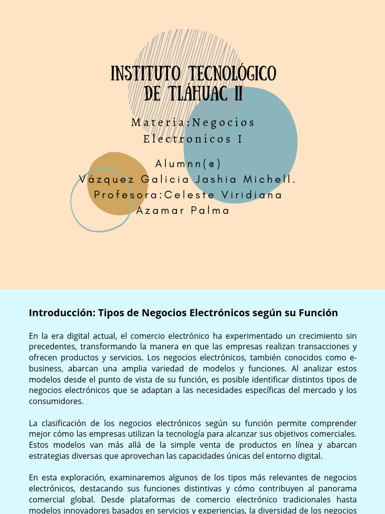 Tipos de Negocios Electrónicos | PDF | Subasta | Comercio electrónico