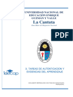 Modulo 3 - Tareas Autenticas y Evidencias de Aprendizaje