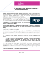 Contrato de Prestacao de Servicos de Assessoria - INFLUIR X Amélya Crystina