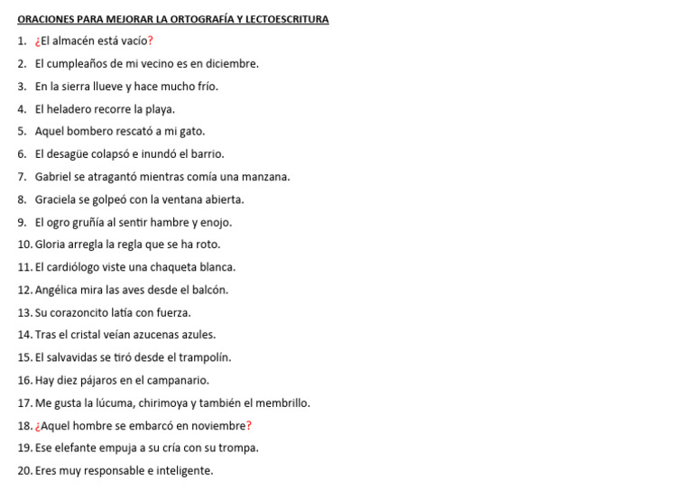 Image Result For Oraciones Con La Palabra Con Para Mejorar Tu Escritura