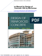 Solution Manual For Design of Reinforced Concrete 10th by Mccormac