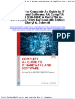 Test Bank For Complete A Guide To It Hardware and Software Aa Comptia A Core 1 220 1001 Comptia A Core 2 220 1002 Textbook 8th Edition Cheryl A Schmidt