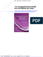 Test Bank For Comprehensive Health Insurance 3rd Edition by Vines