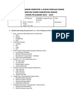 Pas Agama Kelas 4 SD 2023 - 2024