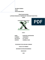 Laporan Pengaruh Temperatur Terhadap Aktivitas Enzim