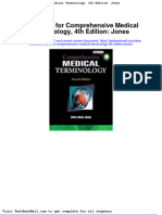 Test Bank For Comprehensive Medical Terminology 4th Edition Jones
