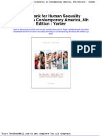 Test Bank For Human Sexuality Diversity in Contemporary America 8th Edition Yarber