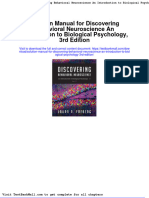 Solution Manual For Discovering Behavioral Neuroscience An Introduction To Biological Psychology 3rd Edition