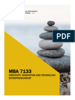 Mba 7133 Creativity, Innovation and Technology