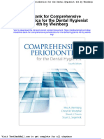 Test Bank For Comprehensive Periodontics For The Dental Hygienist 4th by Weinberg
