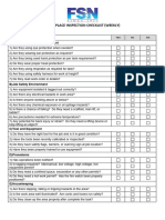Workplace Inspection - Form 008 (Weekly)