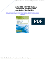 Test Bank For Icd 10 Pcs Coding System Education Planning and Implementation 1st Edition