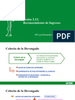 Sesión 2.12 Reconocimiento de Ingresos