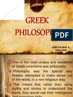 Greek Philosophy