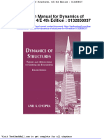 Solution Manual For Dynamics of Structures 4 e 4th Edition 0132858037