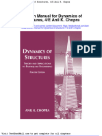 Solution Manual For Dynamics of Structures 4 e Anil K Chopra