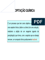 Precipitação Química