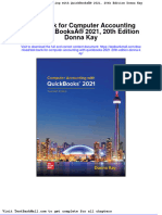 Test Bank For Computer Accounting With Quickbooks 2021 20th Edition Donna Kay