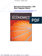 Solution Manual For Economics 12th Edition Stephen Slavin