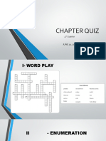 Chapter Quiz