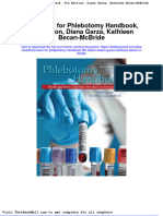 Test Bank for Phlebotomy Handbook 9th Edition Diana Garza Kathleen Becan Mcbride