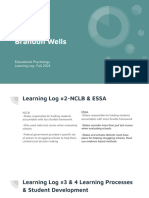 Learning Log 8