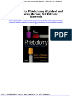 Test Bank For Phlebotomy Worktext and Procedures Manual 3rd Edition Warekois