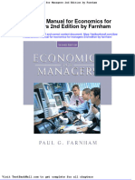 Solution Manual For Economics For Managers 2nd Edition by Farnham