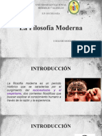 CLASE 13 La Filosofía Moderna 2023