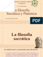 CLASE 3 La Filosofía Socrática y Platónica