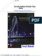 Management 8th Edition Kinicki Test Bank