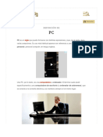 PC - Qué Es, Funciones, Definición y Concepto