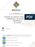 Bolivia SIGEP Implementation Esp
