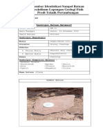 Lembar Identifikasi Batuan NAB Doc - Docx Donee