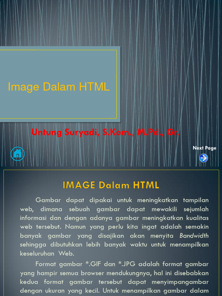 Menampilkan Gambar dalam HTML | PDF | Komputer
