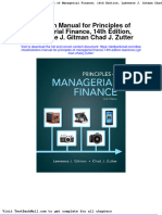 Solution Manual For Principles of Managerial Finance 14th Edition Lawrence J Gitman Chad J Zutter