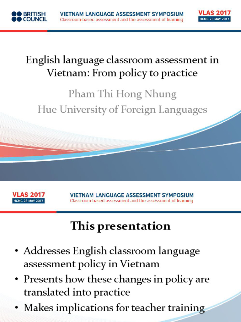 Vietnam English Classroom Assessment Reform | PDF | Educational ...