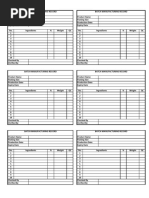 RDA Value Calculation Guide | PDF