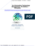Test Bank For Information Technology Project Management 7th Edition Schwalbe