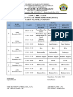 Jadwal Mapel Psas 1 2324 Ok