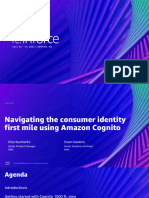IAM232 - Navigating The Consumer Identity First Mile Using Amazon Cognito